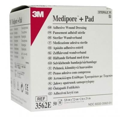Medipore + Pad chirurgische wondpleister met kompres