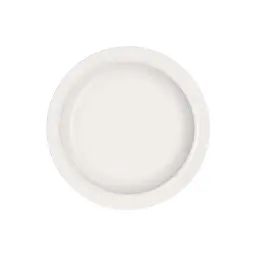 22 cm dessert plate - plain white