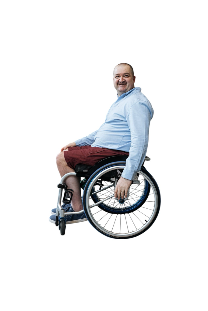 Klassieke rolstoelshort - bordeaux