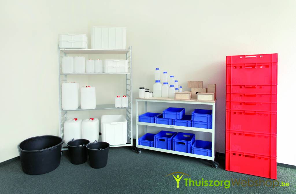 Arbeitsmaterial für WorkPark WP: Kisten, Kisten, Eimer