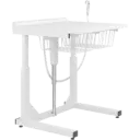 Vrijstaande aankleedtafel, elektrisch in hoogte verstelbaar (zonder watervoorzieningen)