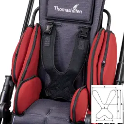 Flexibel vlinder borstharnas M