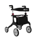 Manhattan Rollator – Compact, Stijlvol & Comfortabel met Zachte PU Wielen en Zitje