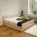 Rotating medical double bed