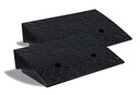 Rubberen drempelhulp 100 mm (Set van 2)