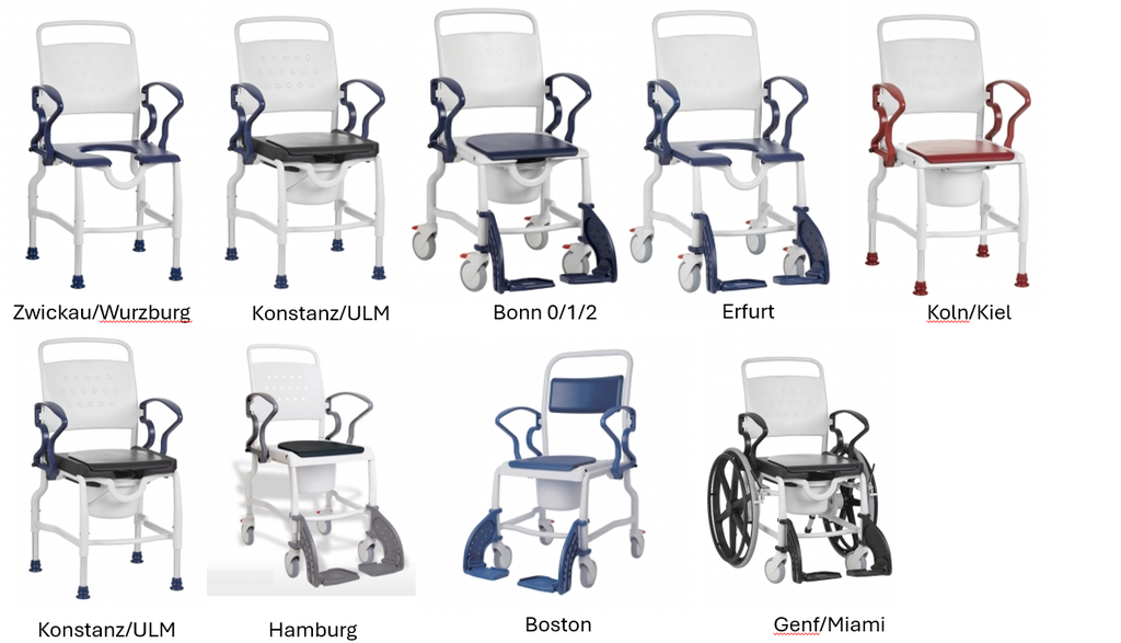 Douchestoel zonder wieltjes multifunctioneel - kies je opties