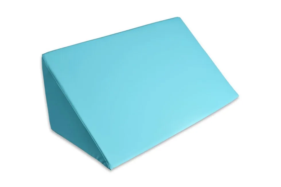 Slanted cushion with removable PU cover