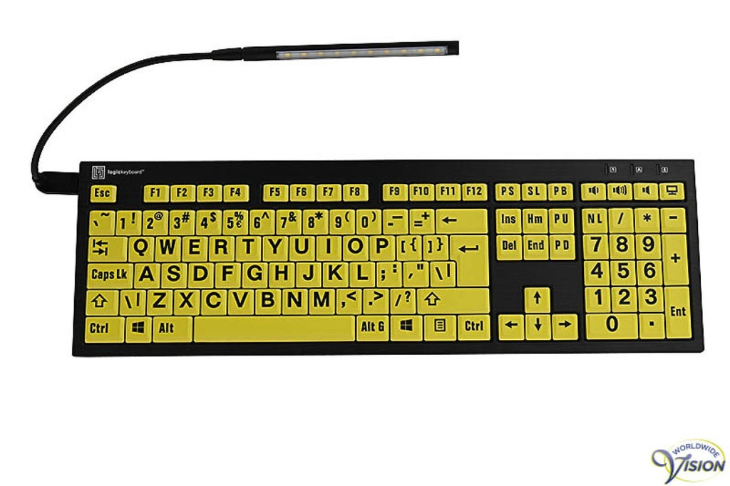 Clavier Nero XL jaune/noir