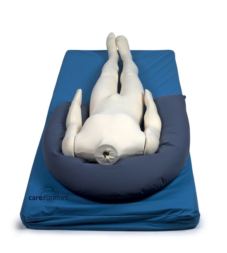 Boomerang cushion in washable fabric