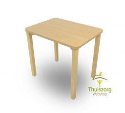 Gray oak table 60cm x 80cm x 75.5cm