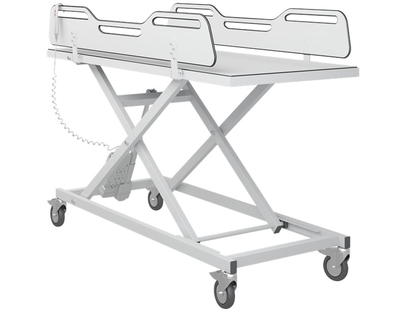 MMCT 3 Mobiele Aankleedtafel | Elektrisch in Hoogte Verstelbaar