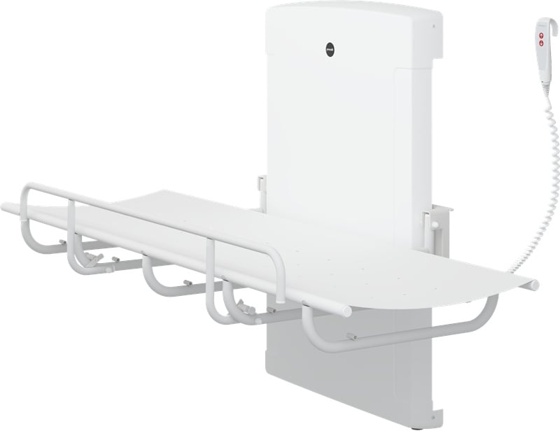 SCT 1000 shower stretcher, electrically height-adjustable