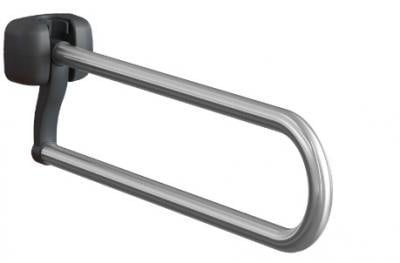 Support mural pliant en acier inoxydable poli