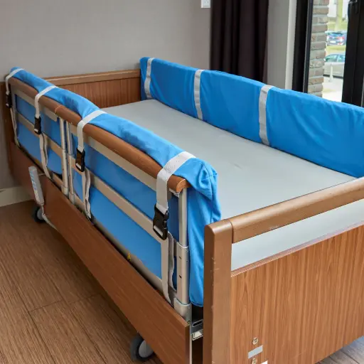 Protection de lit ensemble avec rembourrage en mousse ignifuge, housse en polyuréthane