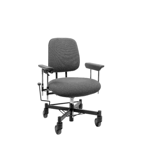 Fauteuil roulant à trois roues Vela Tango 300 Standard - Tissu - Gris foncé (Disponible immédiatement)