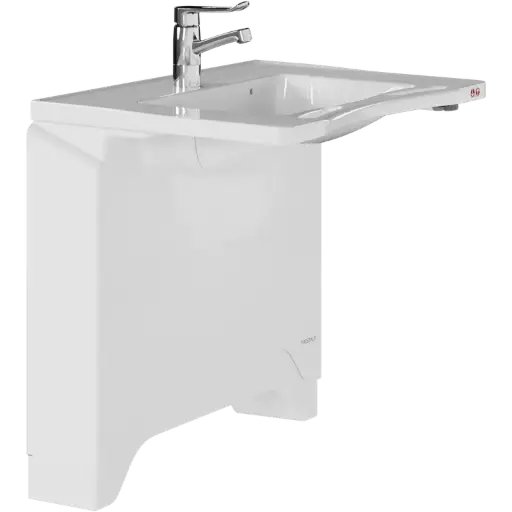 MATRIX MEDIUM lavabo et cadre mural pour lavabo, à commande électrique, réglable en hauteur et latéralement