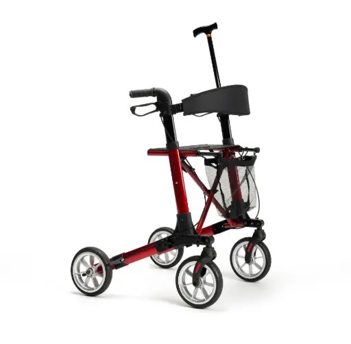 Quadri-Light – lichtgewicht 4-wiel rollator met zit en parkeerremmen