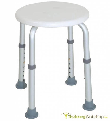 Economy douchestoeltje met ronde zitting