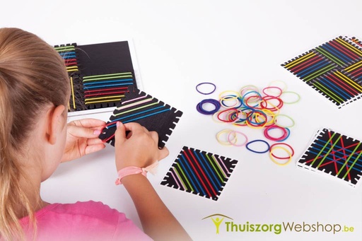 Magna Bands mit farbigen Gummibändern