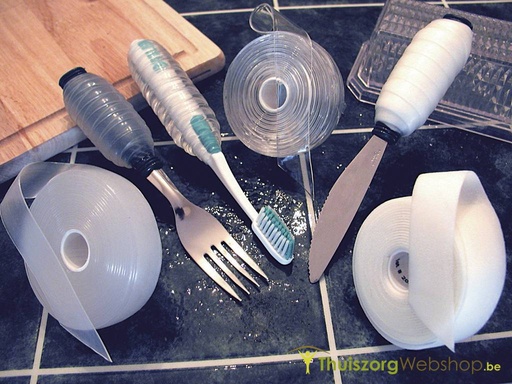 Klebeband zur Verdickung des Griffs