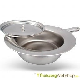 Bassin en inox avec couvercle