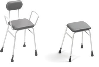 Douche- en werkstoel met vinyl zitting Days