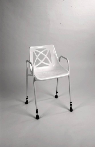 Douchestoel met armsteunen en rugleuning