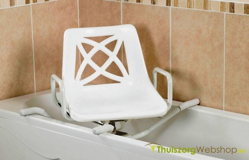 Drehbarer Badewannensitz aus Aluminium