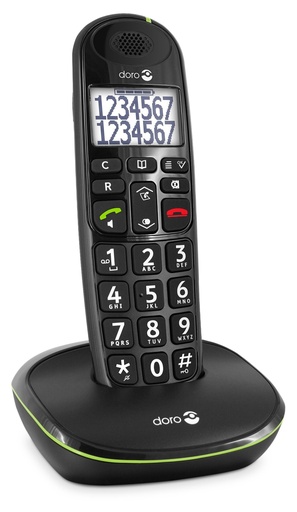 Wireless senior phone with clear screen