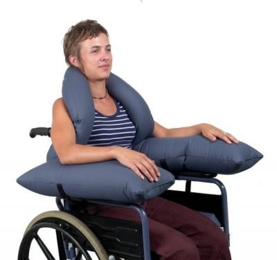 Comfort cushion for in the seat or wheelchair