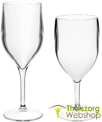 Unzerbrechliches Weinglas aus PVC