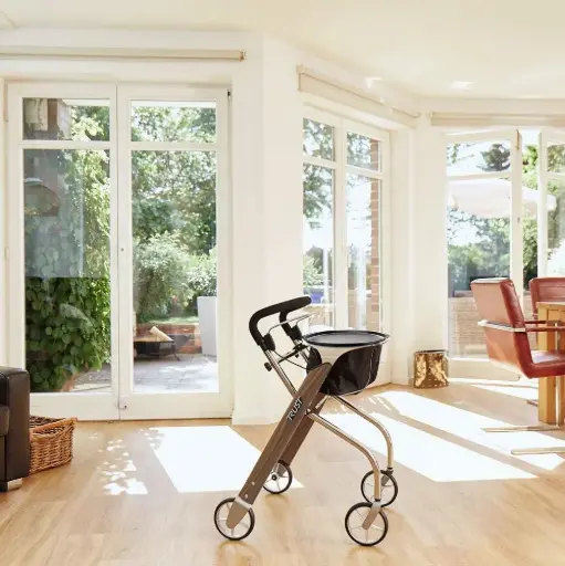 Let’s Dream Indoor Rollator – Swedish Design, with Tray and Basket