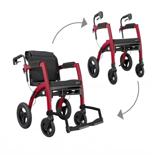 Rollz Motion Performance: a rollator and wheelchair in one – for any terrain