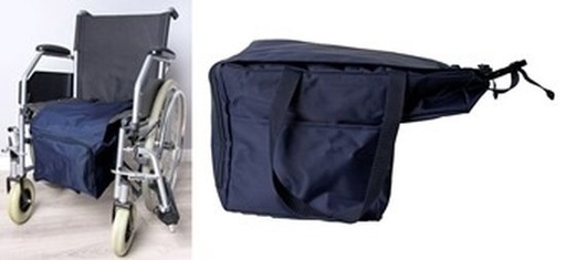 Storage bag for under the wheelchair