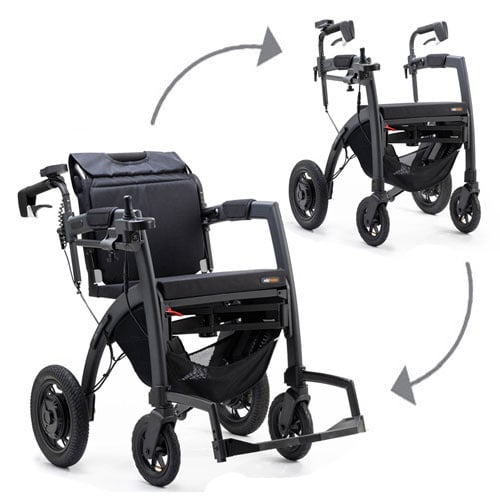Rollz Motion Electric – 3-in-1 rollator and electric wheelchair (foldable)