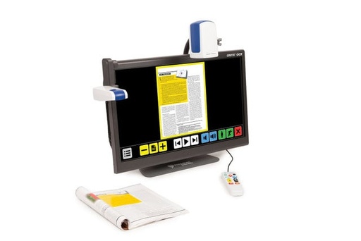 FREEDOM SCIENTIFIC ONYX Deskset HD 24" OCR. Bildschirmvergrößerungsgerät 24" mit Sprachausgabe.